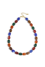Kralen ketting, legergroen