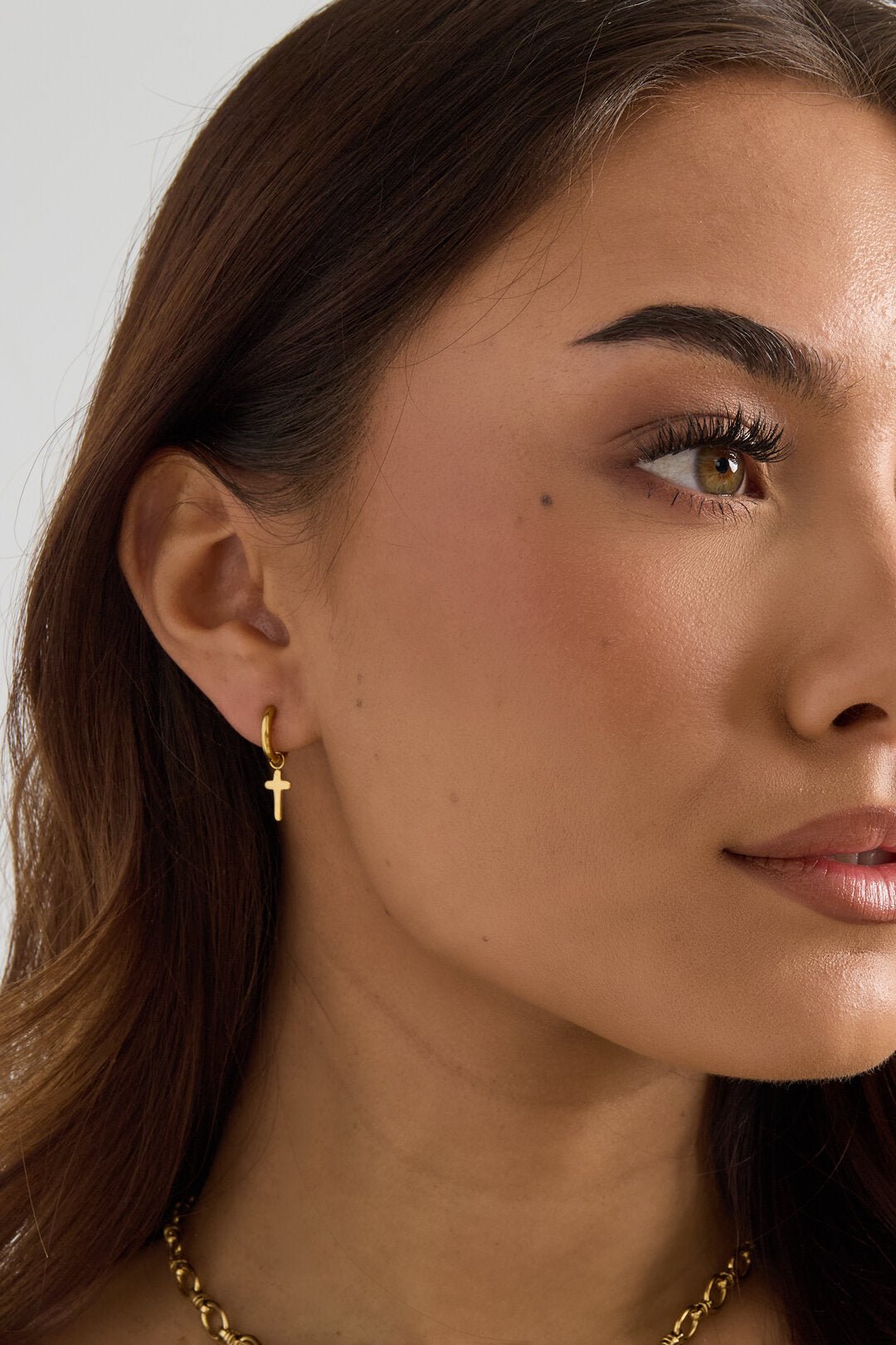 Kruispatroon oorbellen - Jewellery Fever