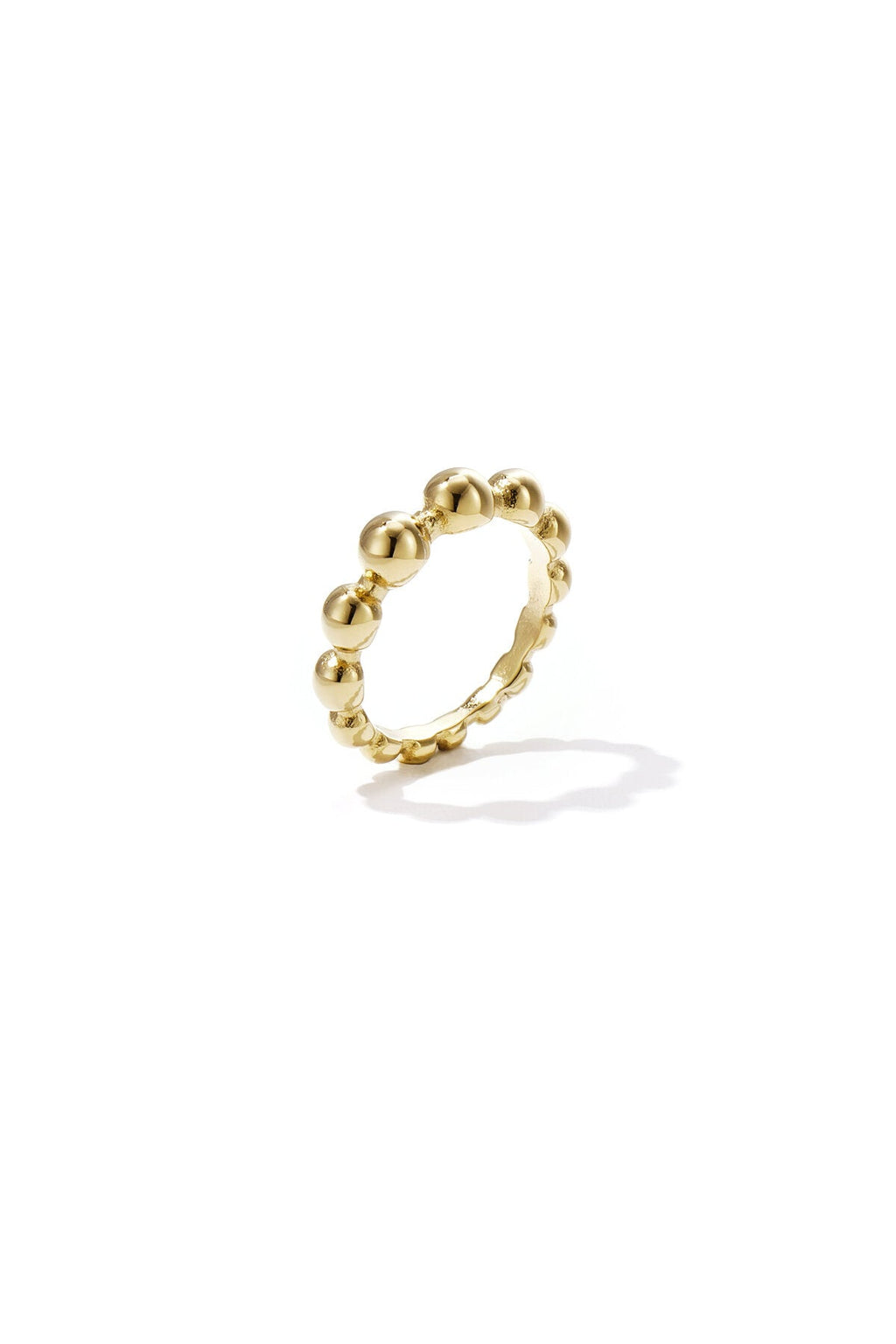 Minimalistische bolletjes ring - Jewellery Fever
