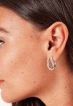 Ovale oorbellen - Jewellery Fever