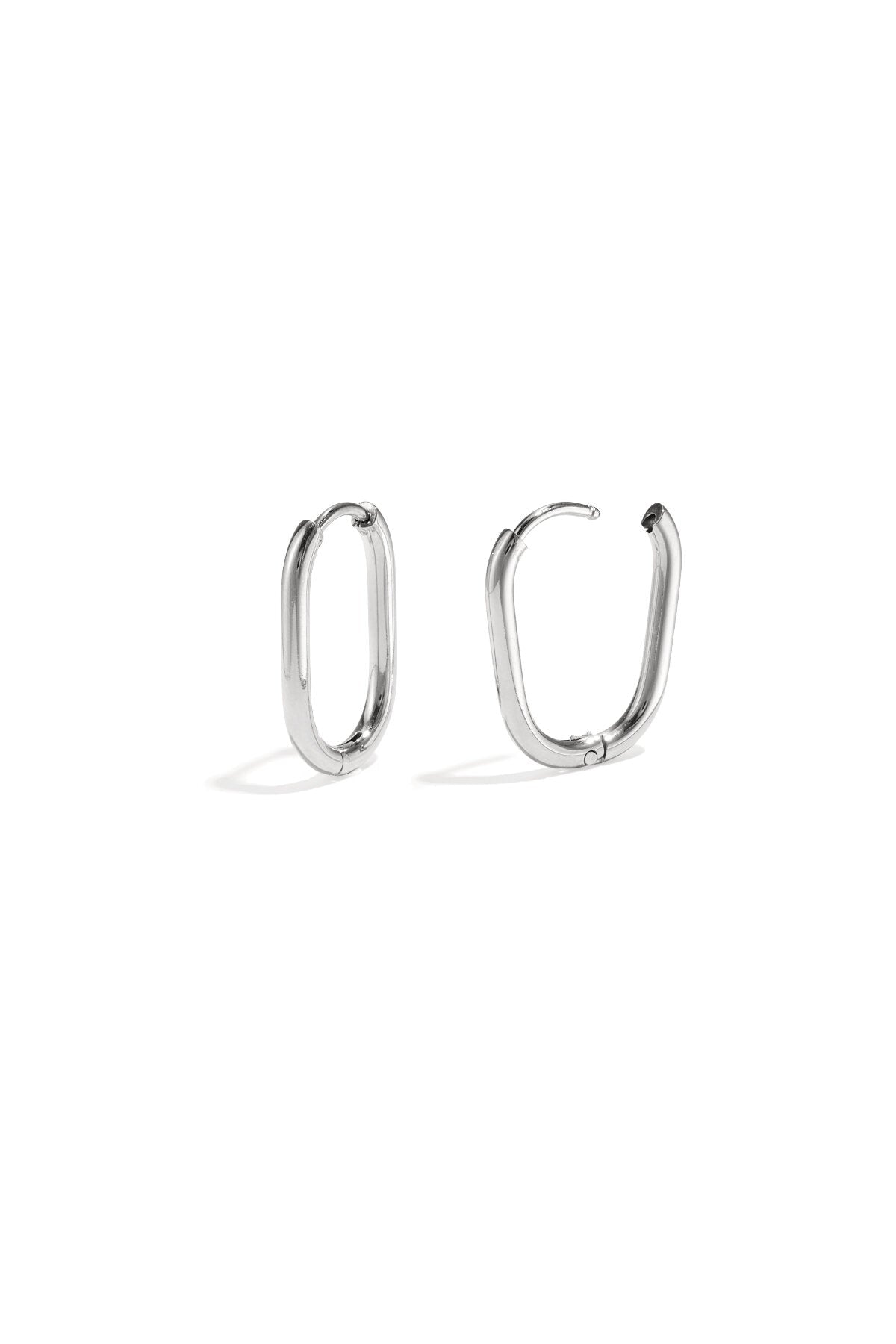 Ovale oorbellen - Jewellery Fever