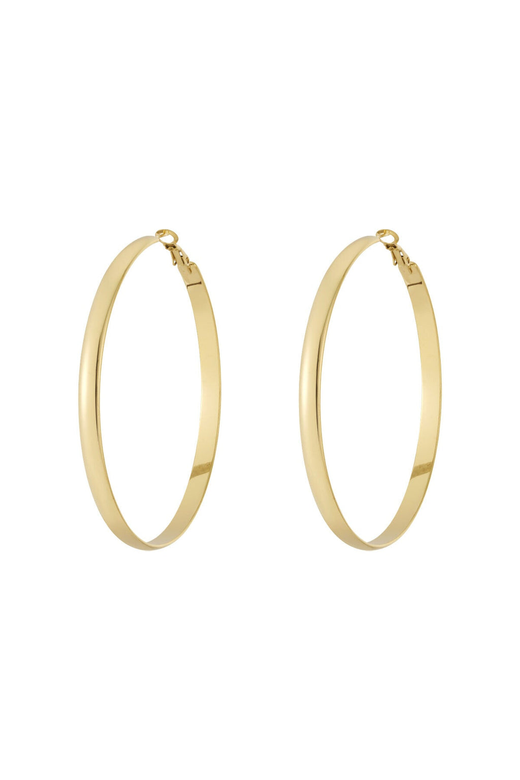 Minimalistische grote ring hoops - Jewellery Fever