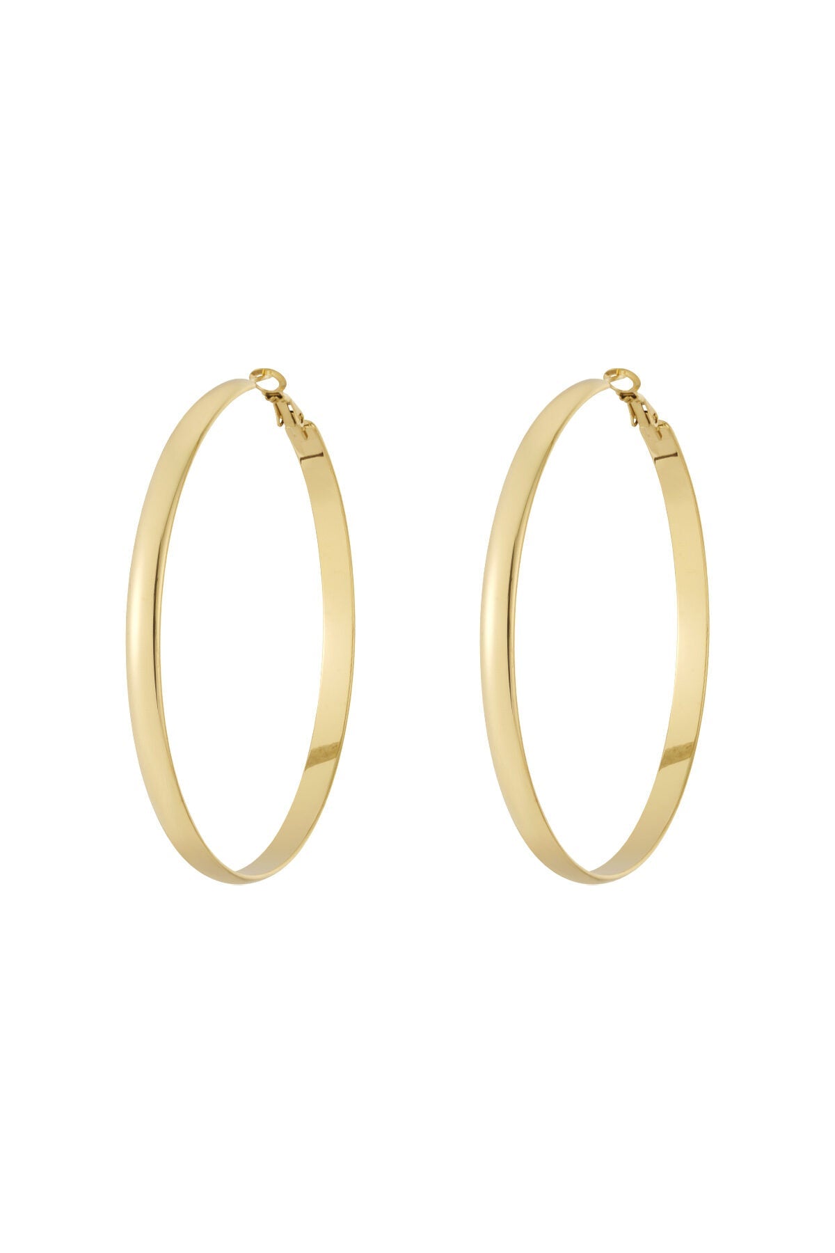 Minimalistische grote ring hoops - Jewellery Fever