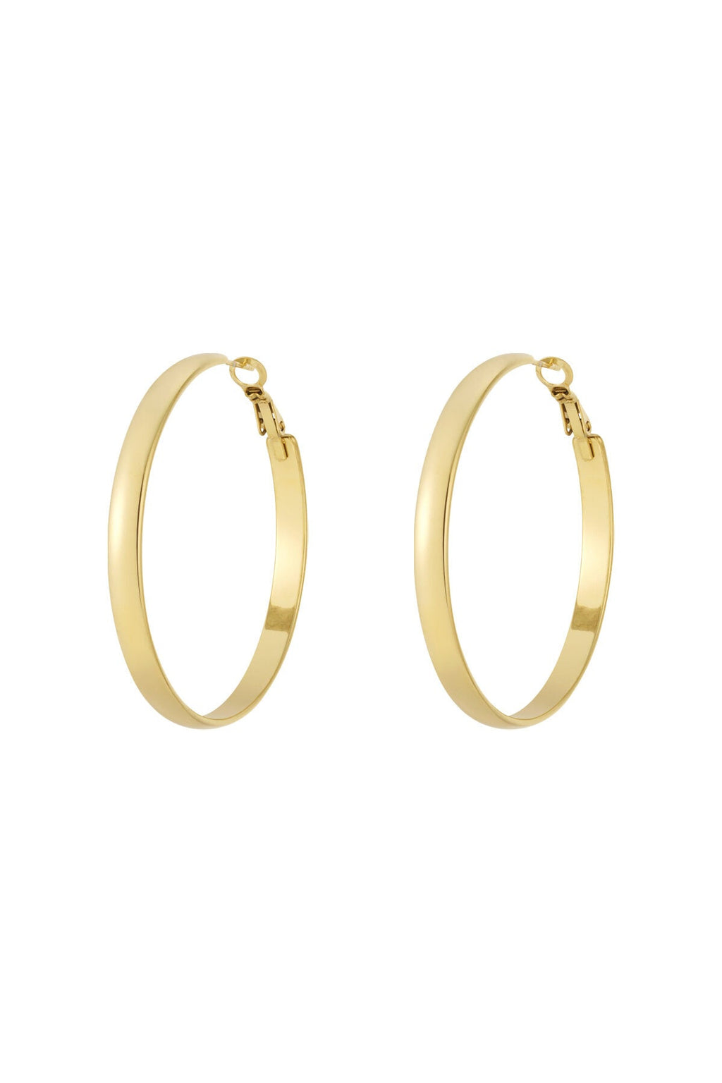 Minimalistische grote ring hoops - Jewellery Fever