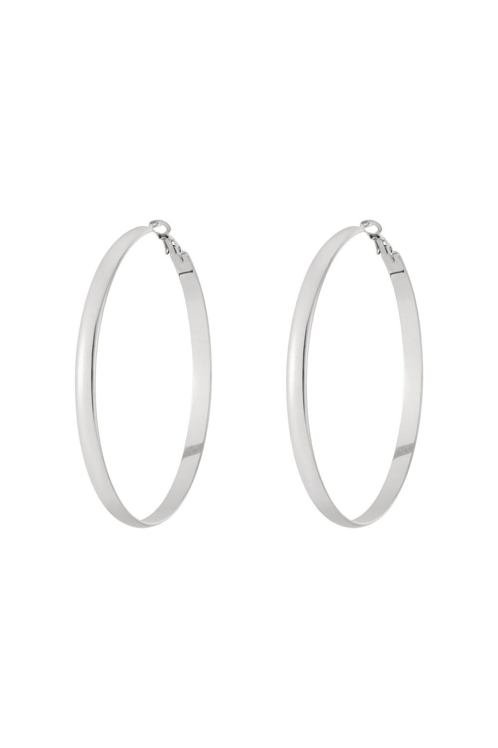 Minimalistische grote ring hoops - Jewellery Fever