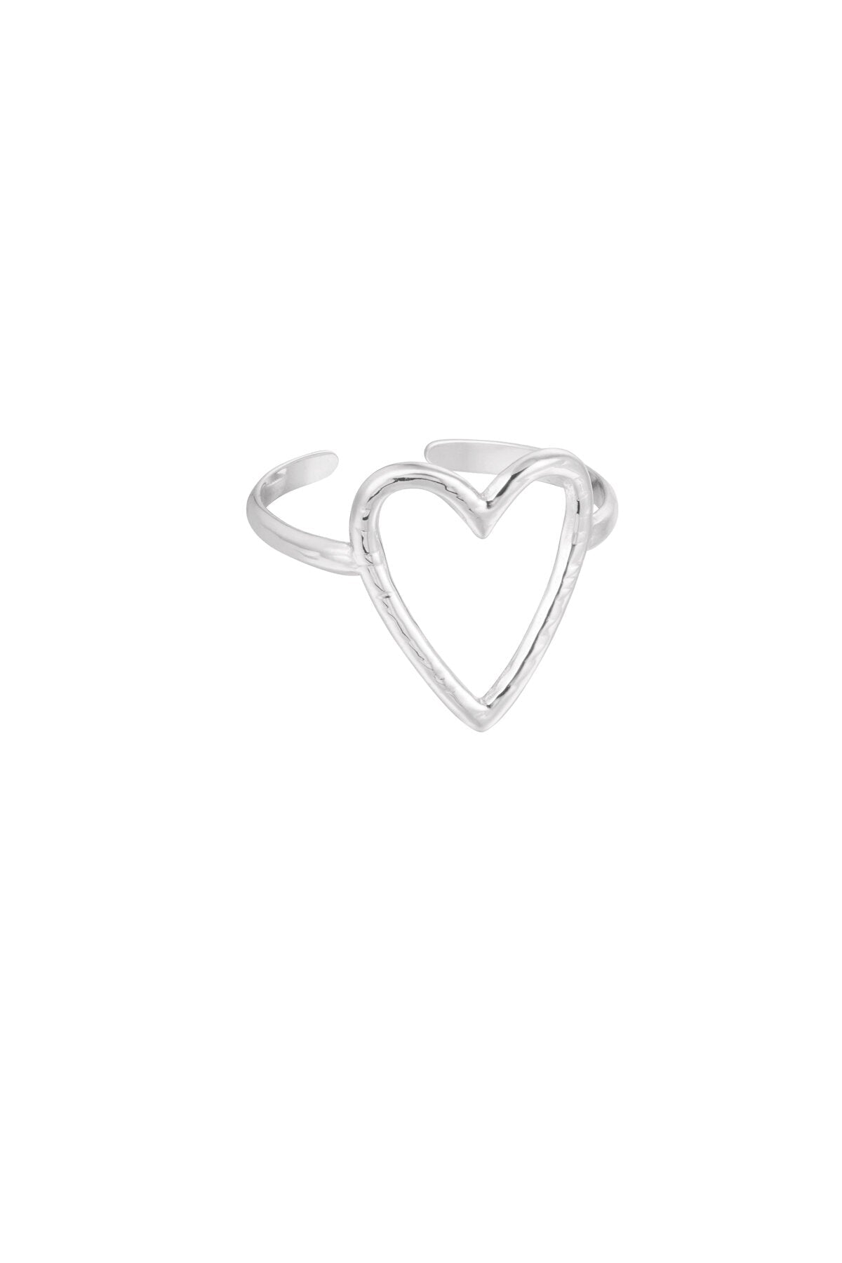 Ring open hart - Jewellery Fever