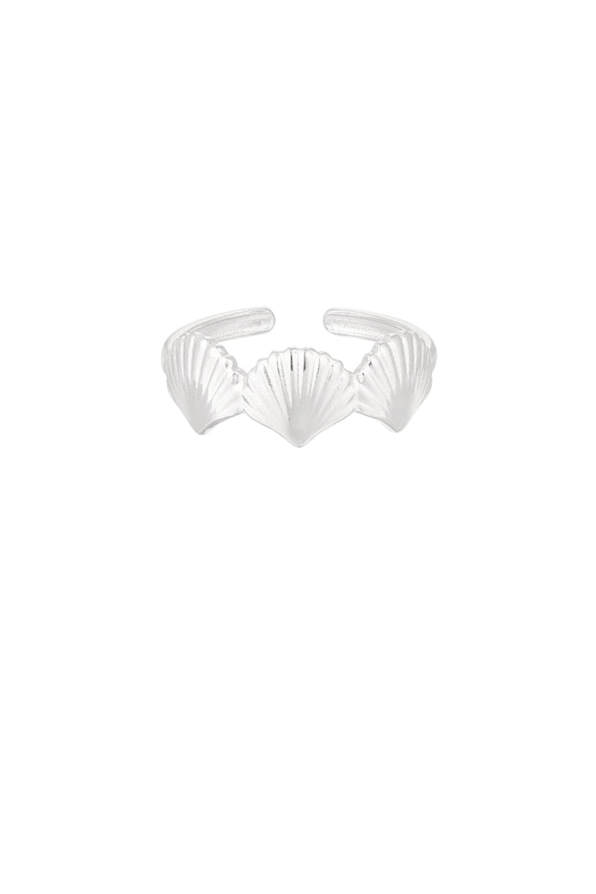 Minimalistische ring met schelpjes - Jewellery Fever