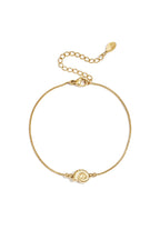 Elegant schelpjes armbandje, goudkleurig
