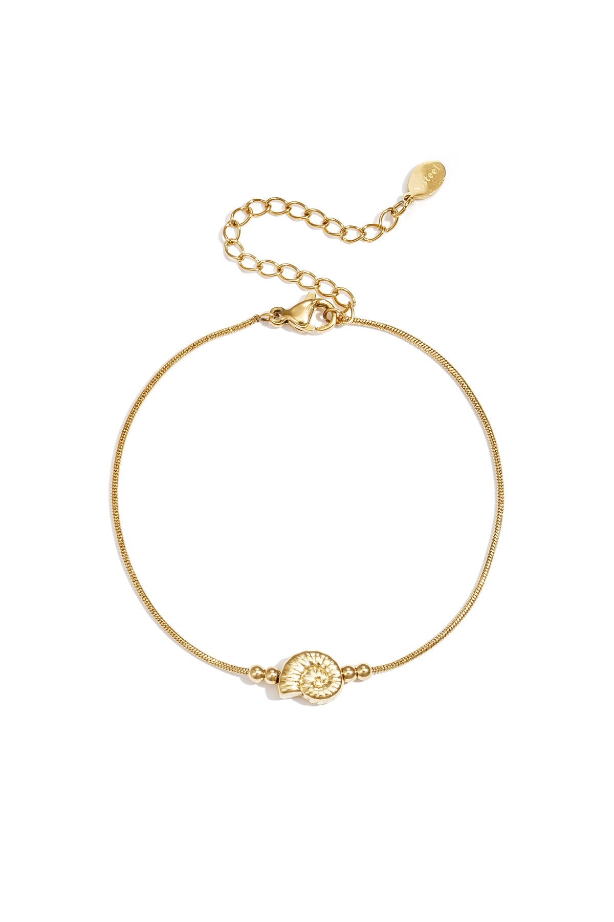 Elegant schelpjes armbandje, goudkleurig