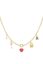 Statement DIY hartketting met sleutelmotief - Jewellery Fever