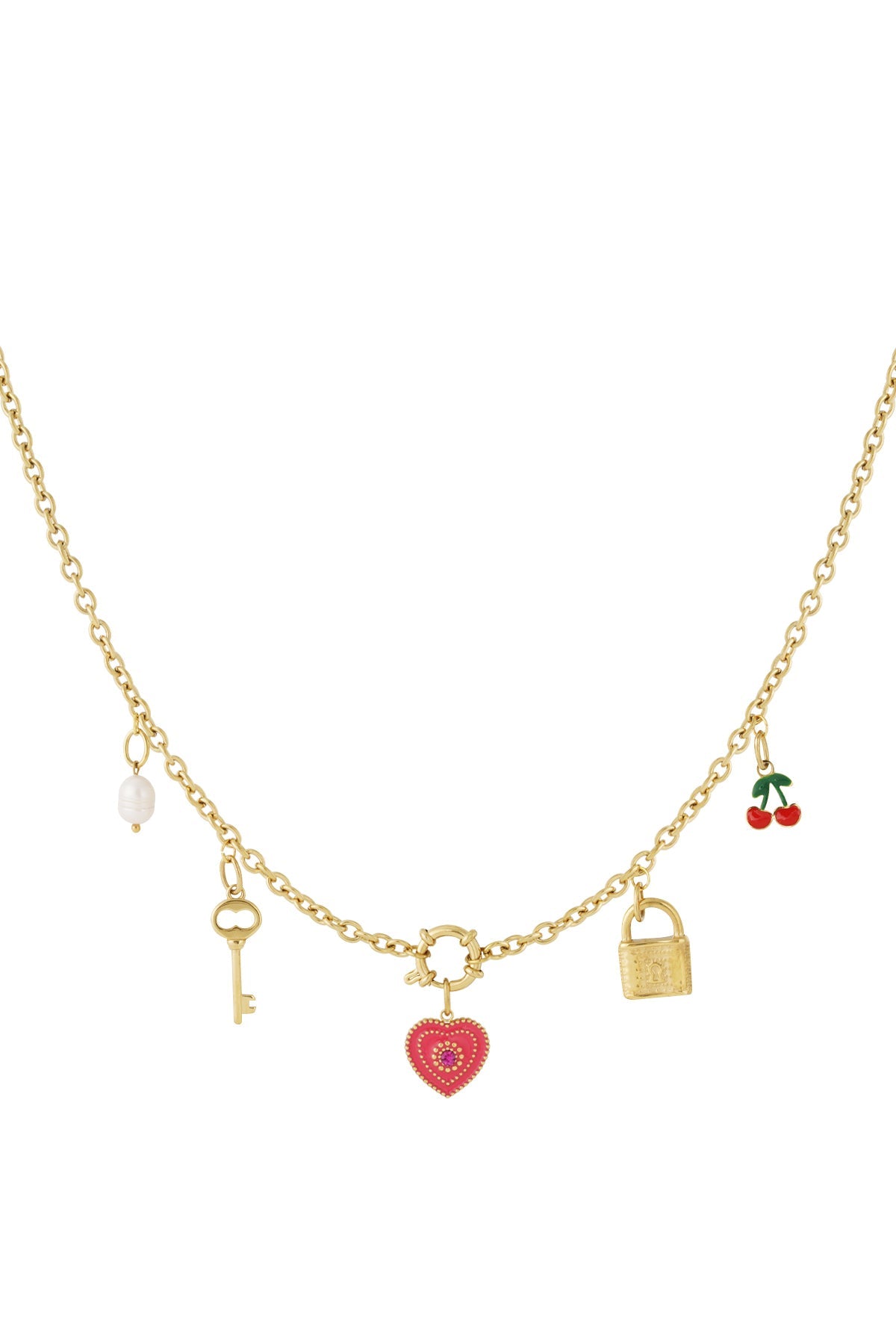 Statement DIY hartketting met sleutelmotief - Jewellery Fever