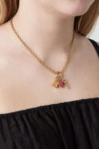 Statement DIY hartketting met sleutelmotief - Jewellery Fever