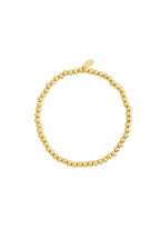 Verfijnde kralenarmband, goudkleurig