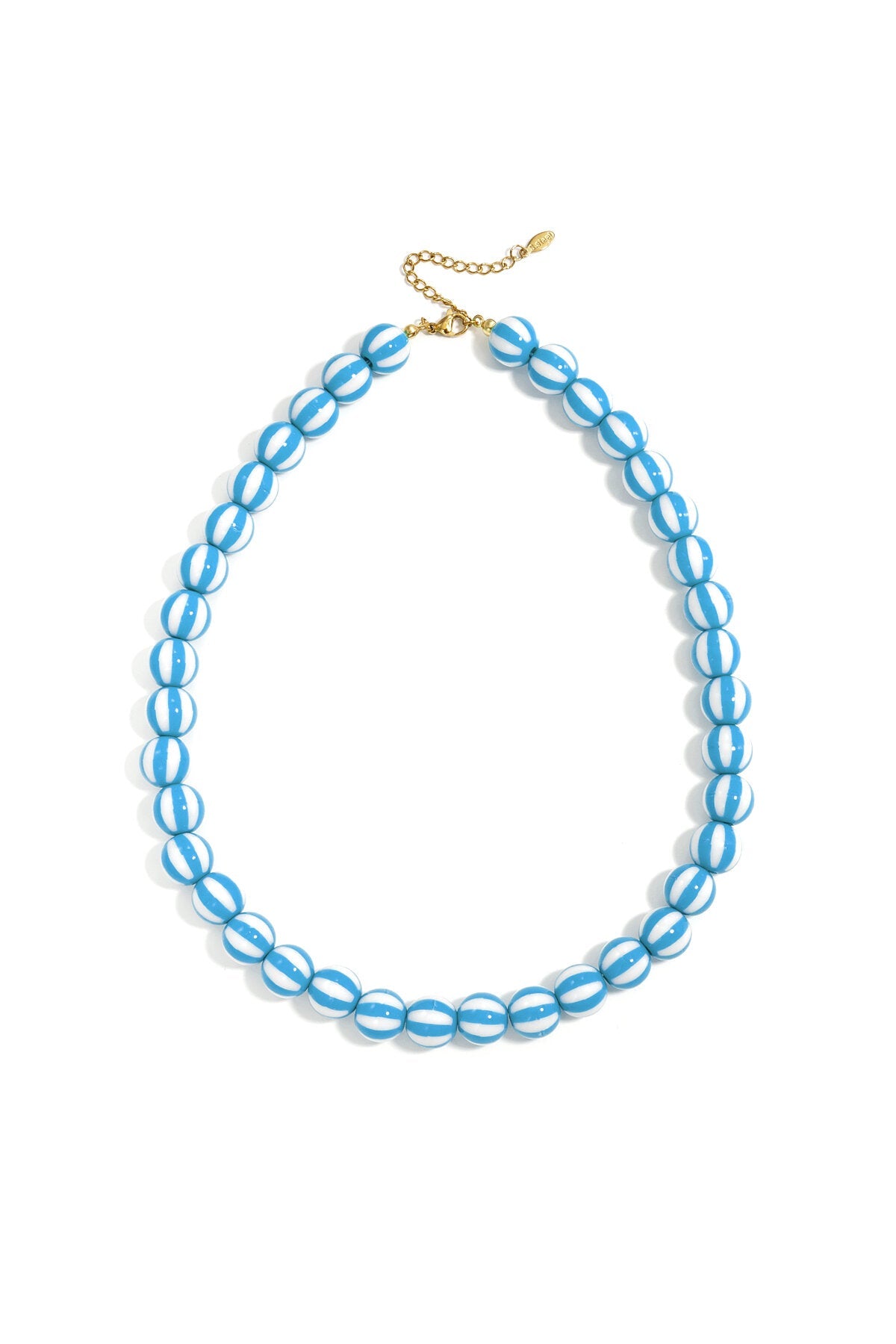 Zomerse kralen ketting, oranje